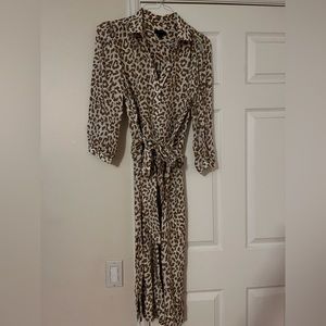 J.Crew Leopard print dress Size 12.